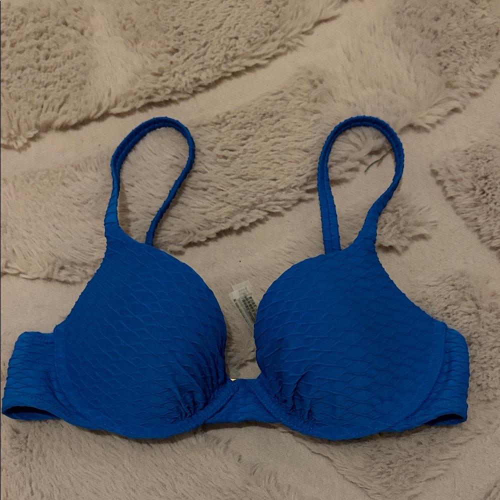 Victoria's Secret Bold Blue Bikini Top